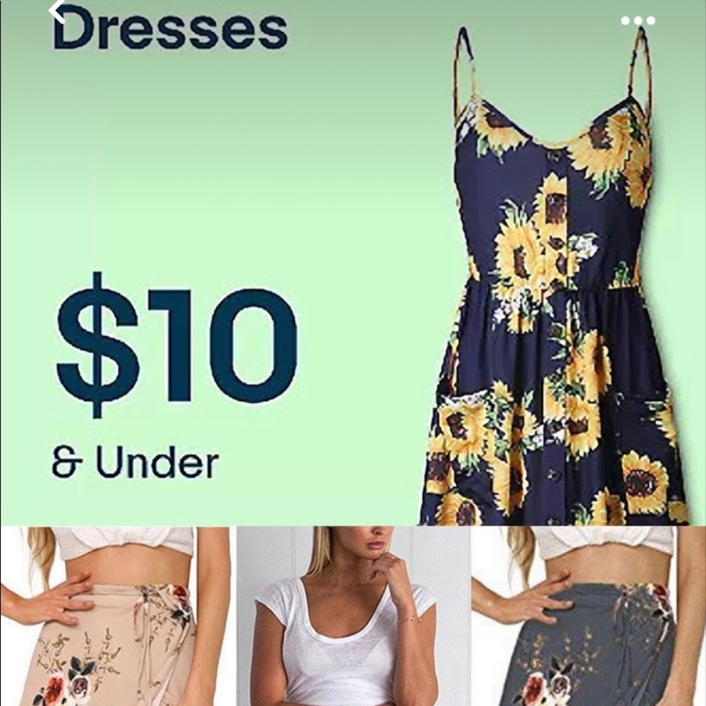 Every dress is $10